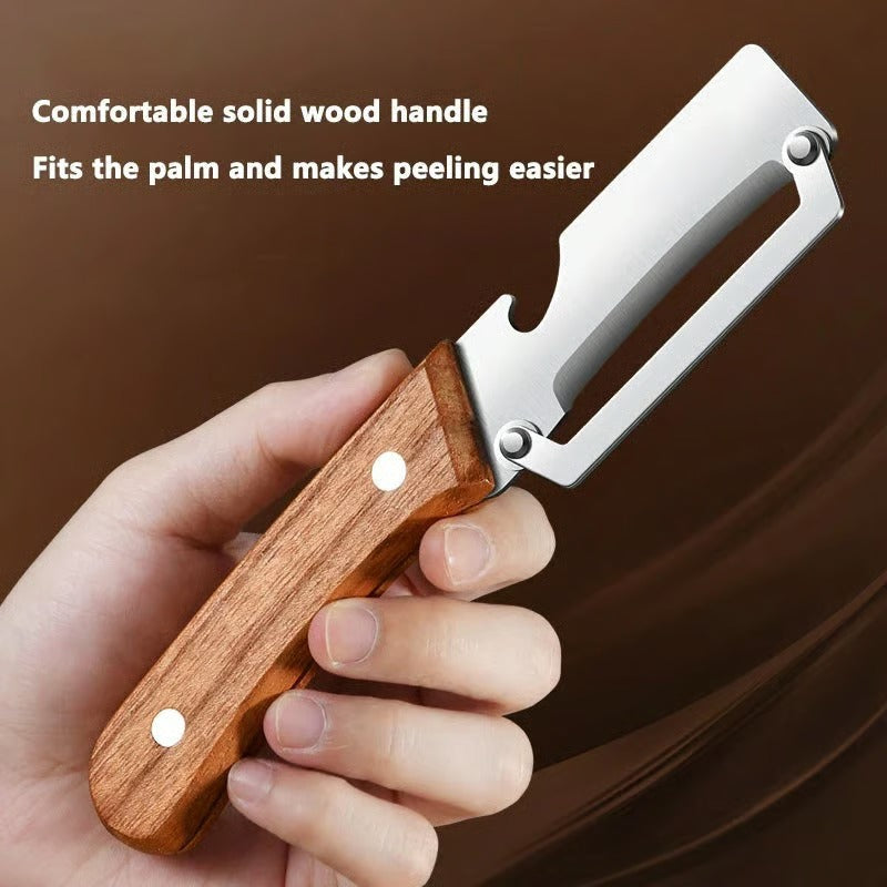 🥕🔥 Multifunctional Kitchen Vegetable Peeler – Stainless Steel Blade, Ergonomic Handle & Ideal for Fruits and Vegetables ✨