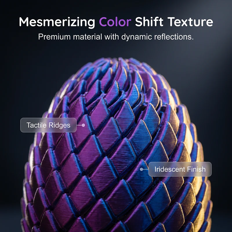 🎁 3D Dragon Egg 🦖 = the perfect anti-stress remedy: just a quick turn and the stress is instantly gone