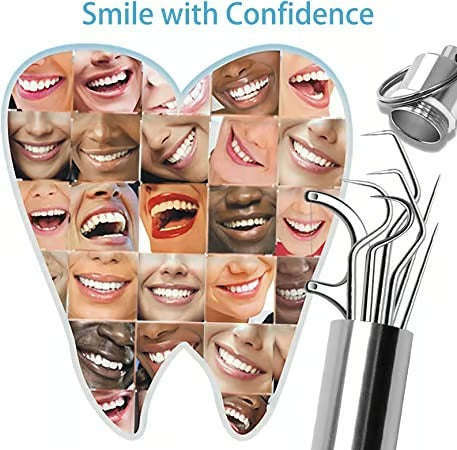🏆German precision engineering! 0.1 mm ultra-fine tip for precise flossing✨ 🏆German precision engineering! 0.1 mm ultra-fine tip for precise flossing✨