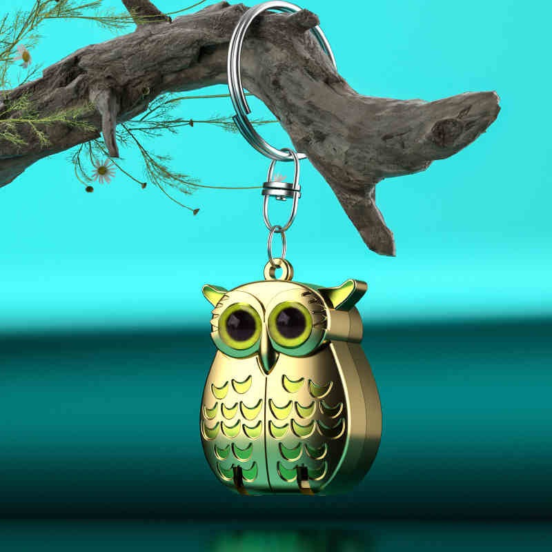 💥Mini foldable stainless steel owl scissors🦉