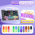 🔥Hot Sale 50% OFF🎁Double-tip glitter marker