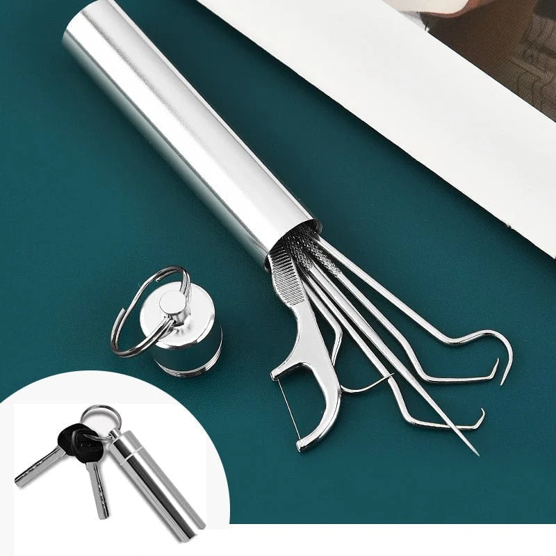 🏆German precision engineering! 0.1 mm ultra-fine tip for precise flossing✨ 🏆German precision engineering! 0.1 mm ultra-fine tip for precise flossing✨